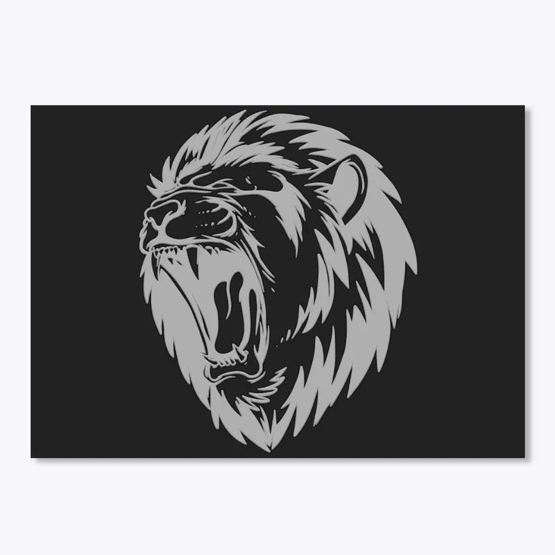 lion head black